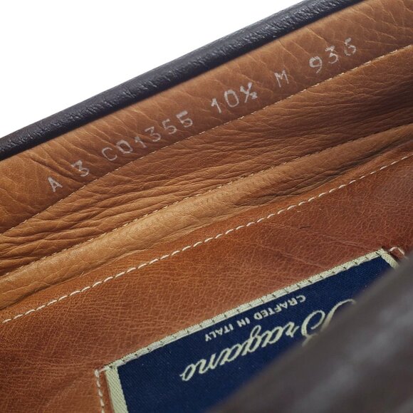 Bragano Cole Haan Men\'s size 10.5 Brown Leather Driving loafer Shoes Italy main image 7